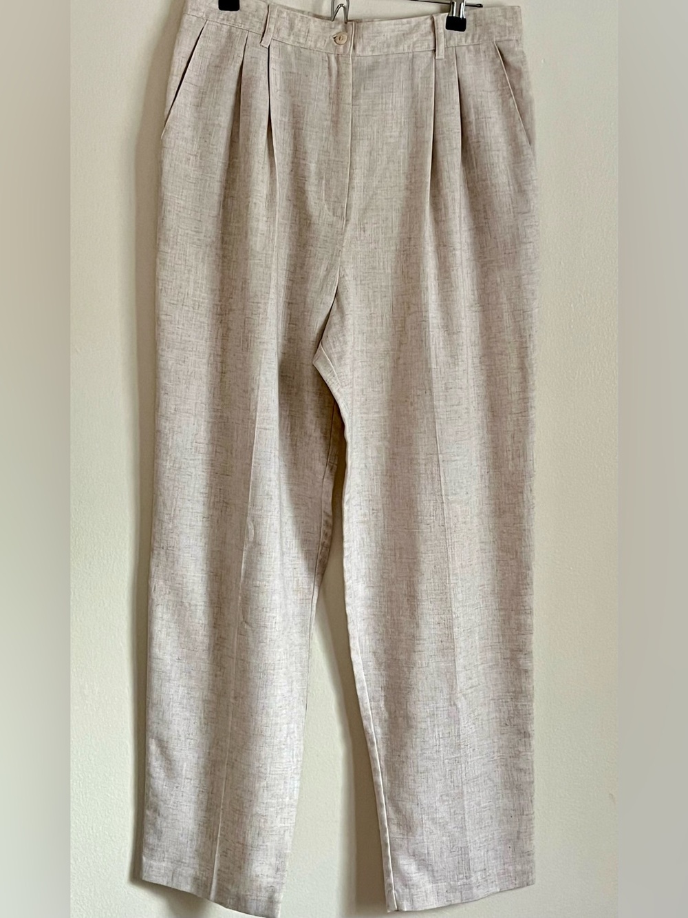 Women’s Cream High Waist Trousers Coastal Grandma Vintage